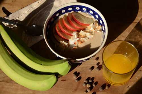 Green banana porridge - Porridge jamaïcain de bananes vertes