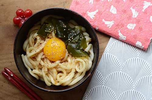 Bukkake udon - Nouilles japonaises prêtes en 5 minutes