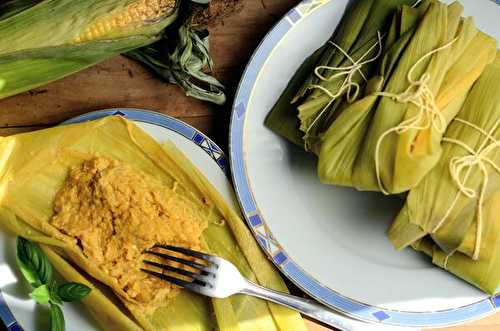 Humitas chilenas - Papillotes de maïs frais façon chilienne