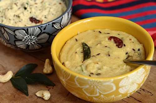 Rava pongal - Semoule à l'indienne du petit déjeuner