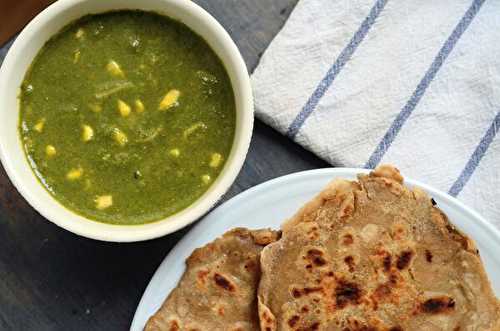 Palak corn - Épinards et maïs à l'indienne pour ceux qui n'aiment pas les épinards