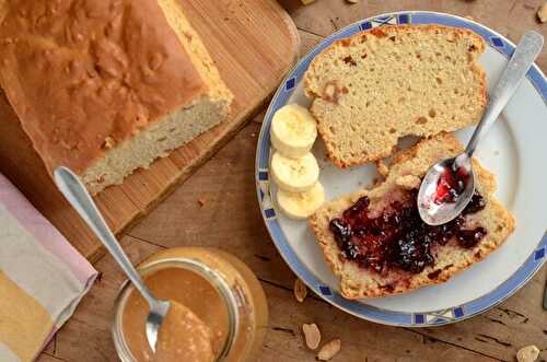 Peanut butter bread - Cake au beurre de cacahuète, une vielle recette canadienne des années 30