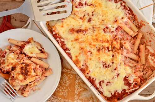 Baked ziti - Plus facile que des lasagnes : le gratin de pâtes italo-américain