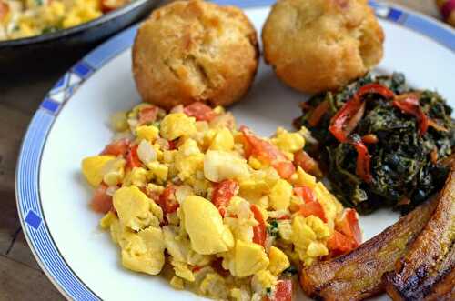 Ackee and saltfish - Aki et morue salée, plat national de la Jamaïque