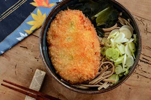 Korokke soba - Nouilles de sarrasin et croquette de pomme de terre à la japonaise