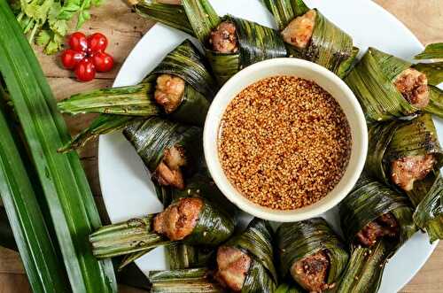 Gai hor baitoey - Poulet thaï aux feuilles de pandan