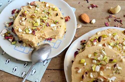 Roll cut kulfi - Glace indienne au caramel et à la cardamome (sans sorbetière)