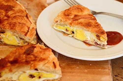 Bacon and egg pie - Tourte aux oeufs néo-zélandaise