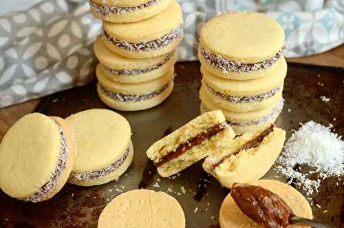 Alfajores de maicena - Biscuits sablés fourrés à la confiture de lait, d'Argentine et autour