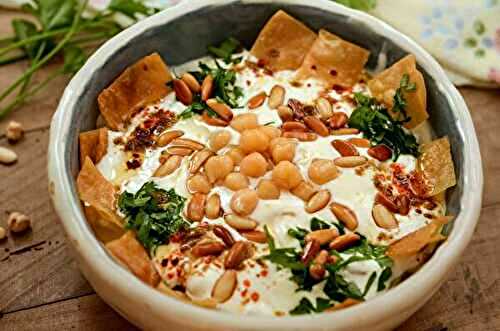 Fattet hummus - Fatteh aux pois chiches, recette de Syrie et autour