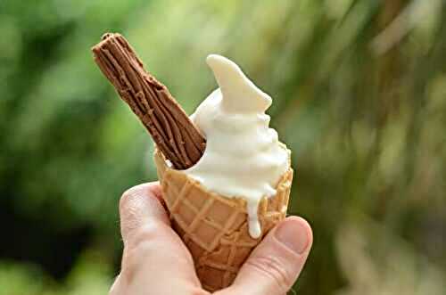 99 ice cream - Glace vanille et chocolat friable, un classique anglais