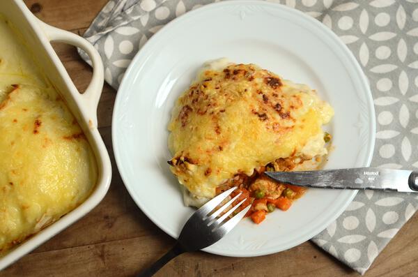 Sultan kebabı - Ballotin au poulet, avec béchamel et fromage (Turquie)