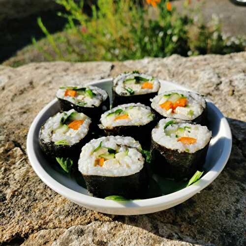 Makis printaniers vegan