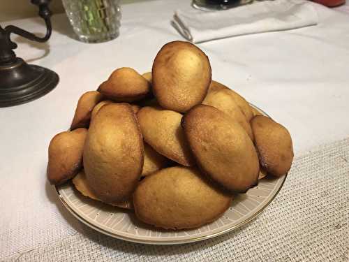 Madeleines au citron