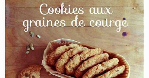 Cookies aux graines de courge et graines de tournesol