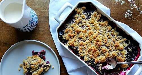 Crumble aux fruits rouges 