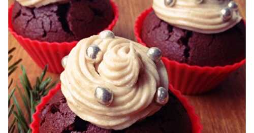 Cupcake au chocolat et à la crème de marrons 