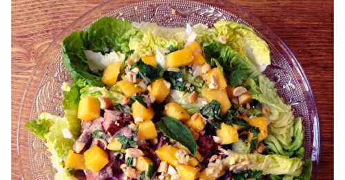 Salade de boeuf thaï à la mangue 