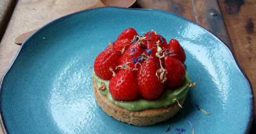 Tartelette aux fraises et à l'avocat 