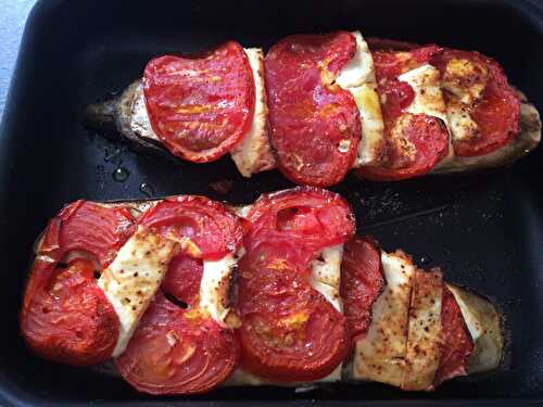 AUBERGINE ROTIE A LA TOMATE ET FETA