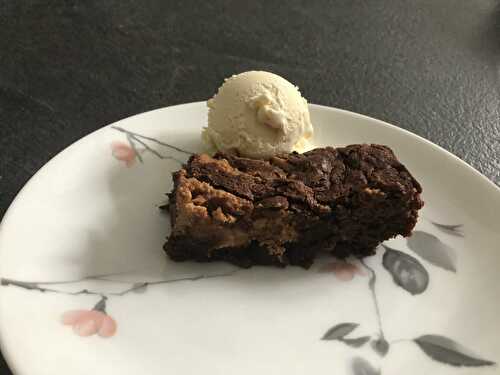 BROWNIE AU BEURRE DE CACAHUETE