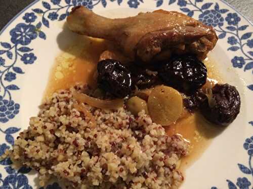 CANARD AUX OLIVES ET CITRON