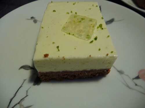 CHEESECAKE AU CITRON VERT