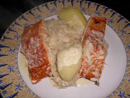 CHOUCROUTE AU HADDOCK