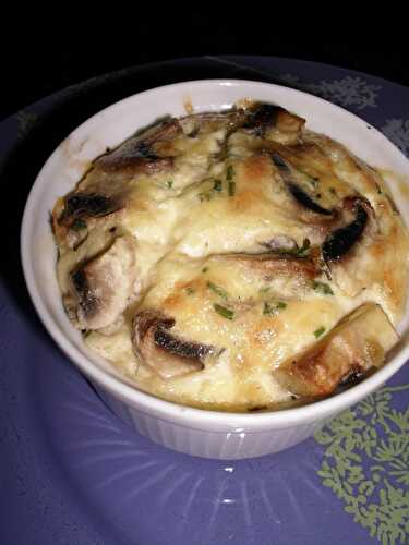 CLAFOUTIS AUX CHAMPIGNONS