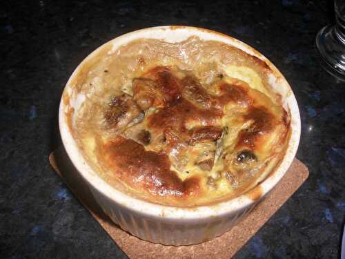 CLAFOUTIS AUX CHAMPIGNONS