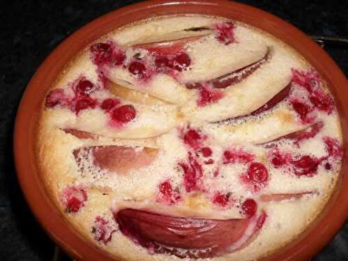 CLAFOUTIS AUX GROSEILLES