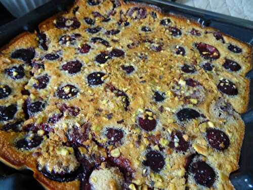 CLAFOUTIS CERISE - PISTACHE