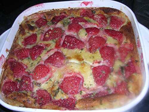 CLAFOUTIS FRAISE-BANANE