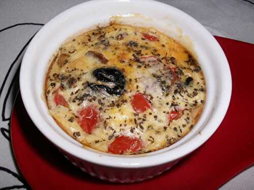 CLAFOUTIS TOMATES CERISES