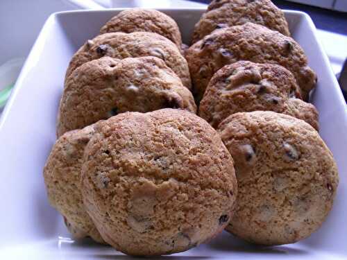 COOKIES AU CHOCOLAT ET CRANBERRIES