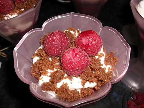 COUPE FRAMBOISE CRUMBLE DE SPECULOOS