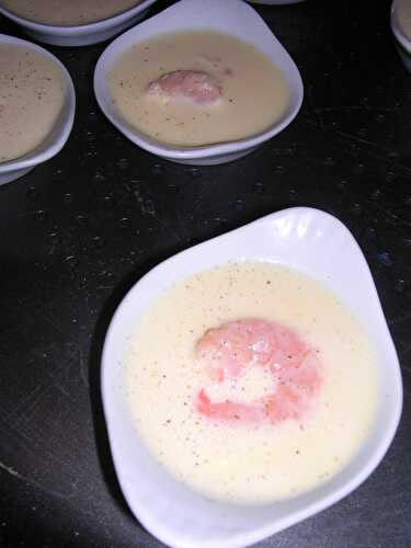 CREME BRULEE AUX CREVETTES