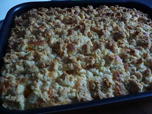 CRUMB CAKE NECTARINE ET ABRICOT