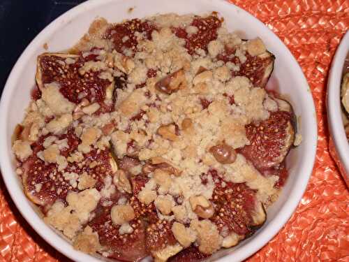 CRUMBLE AUX FIGUES