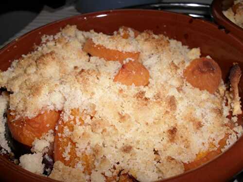 CRUMBLE POMME-ABRICOTS