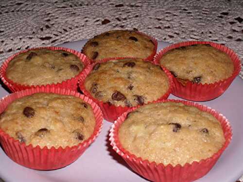 CUPCAKES BANANE CHOCOLAT