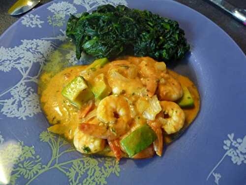 CURRY DE CREVETTE COCO CORIANDRE