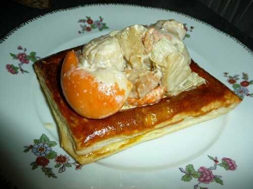 FEUILLETES DE SAINT JACQUES AUX CHAMPIGNONS