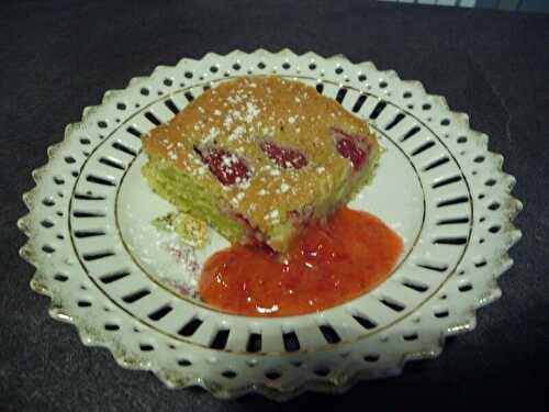 FINANCIER AUX FRAISES