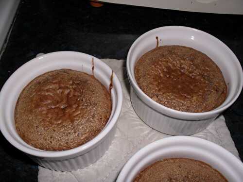 FONDANT AU CHOCOLAT COEUR DE CHOCOLAT BLANC