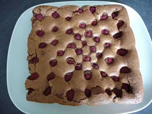 FONDANT AU CHOCOLAT ET FRAMBOISES