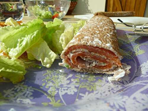 GALETTE AU SAUMON ET FROMAGE FRAIS