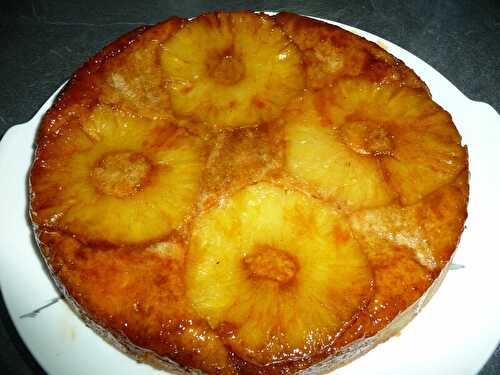 GATEAU ANANAS CARAMELISE