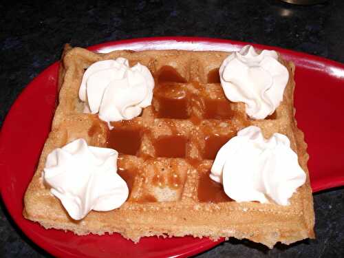 GAUFRE A LA CREME DE CARAMEL AU BEURRE SALE