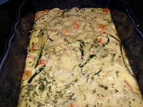 GRATIN DE COURGETTES AU SURIMI